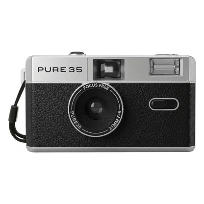KODAK PURE35 Reloadable 35mm Point & Shoot Film Camera with Built-In Flash, Focus-Free Lens & Manual Film Winder