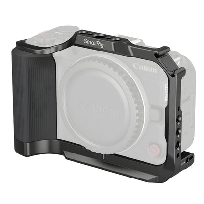 SmallRig Camera Cage for Canon EOS R50 V with Arca QR Plate, Cold Shoe, 1/4"-20 & 3/8"-16 Mounts, Silicone Grip Photography Videography Accessories | 5428 | 5427