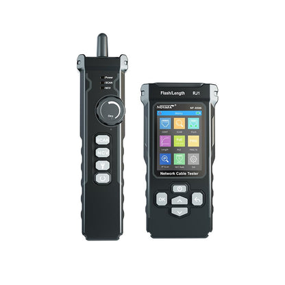 Noyafa NF-8506 Digital Network Cable Tester with Colored LCD Screen Display, LED Flash Light, IP Scanner, Cable Tracker, Continuity, & Length Measurement, PoE, Switch, & Ping Tester for TDR, RJ45, RJ11, CAT5, CAT6 Ethernet Cable