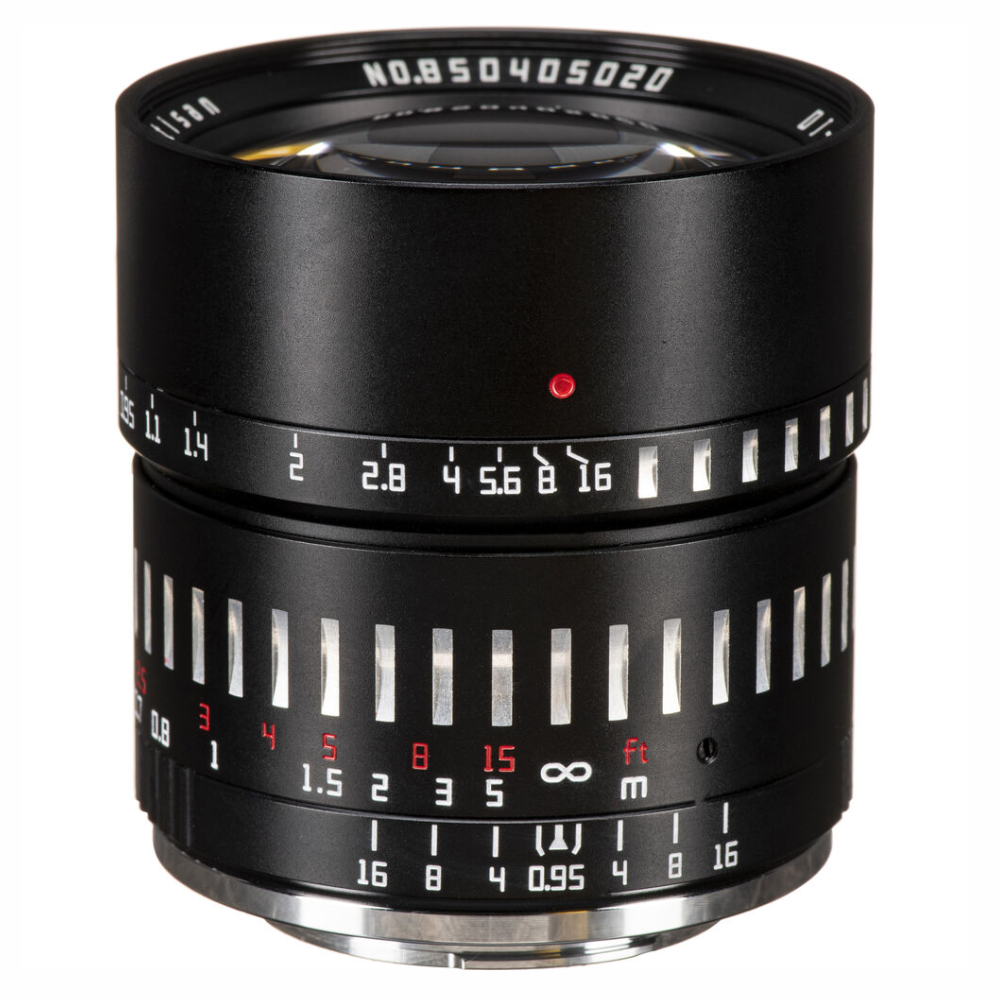 TTArtisan 50mm F/0.95 APS-C Format Portrait Prime Lens for Sony E | Nikon Z | M43 | Leica L | FUJIFILM X | Canon RF Mount Mirrorless Cameras Large Aperture MF Manual Focus Full Metal Body for Dreamy Bokeh & Low Light Photography