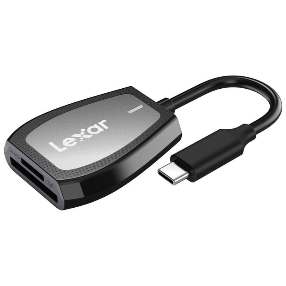 Lexar RW470 Professional Dual-Slot USB-C Card Reader, USB 3.2 Gen 1, 312MB/s Transfer Speed, SD & microSD Slot