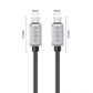 ORICO (1m) Thunderbolt 3 USB C to USB C Fast Charging Data Cable PD 240W 8K 60Hz Video with 400Gbps Transfer Rate, Aluminum Alloy for Smartphones, Laptop, PC | 240A1