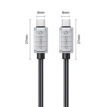 [CLEARANCE] ORICO (3m) Thunderbolt 3 USB C to USB C Fast Charging Data Cable PD 240W 8K 60Hz Video with 400Gbps Transfer Rate, Aluminum Alloy for Smartphones, Laptop, PC | 240A1
