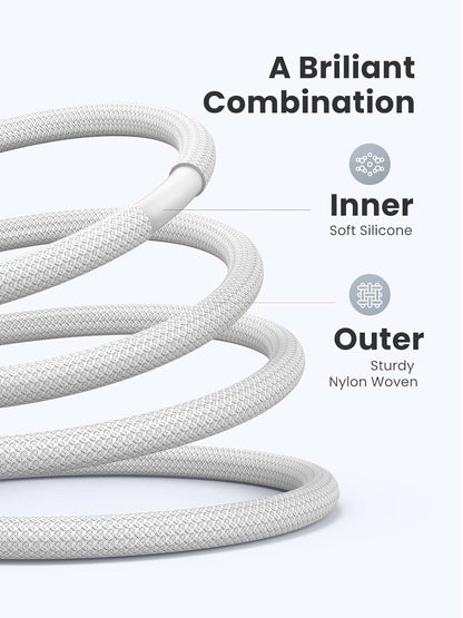 [CLEARANCE] UGREEN 2-Meters 100W USB-C QuickCharge 4.0 Fast Charging PD Power Delivery Cable with Nylon-Braided Sleeve for Mobile Phones, Tablets, Notebooks, and Laptop Type-C | 15269