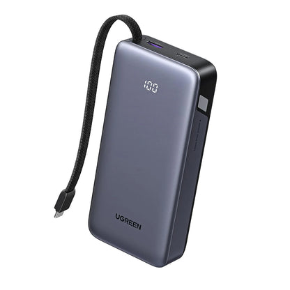 UGREEN Nexode 20000mAh 55W / 45W Fast Charging Power Bank with Built-In USB-C Cable