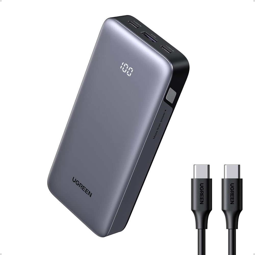 UGREEN 20000mAh 30W PD Fast Charging Power Bank with USB-A USB-C Ports - PB532 | 55989B
