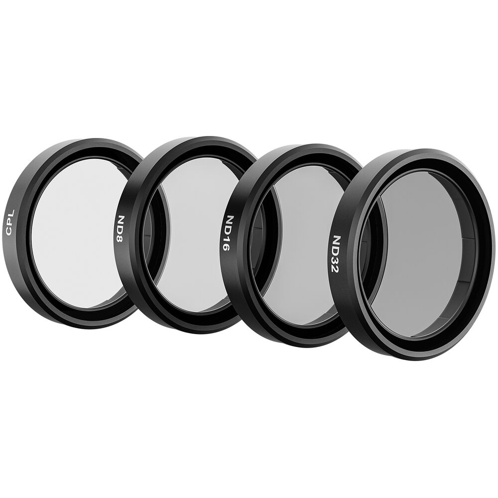 TELESIN ND8 ND16 ND32 + CPL Lens Filter Kit for DJI Osmo Action 3 / 4 / 5 / 5 Pro