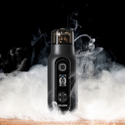 TELESIN C40 Portable Fog Machine 2500mAh with Remote Control Tri-Mode and 36 Fog Level Presets and Timer Function
