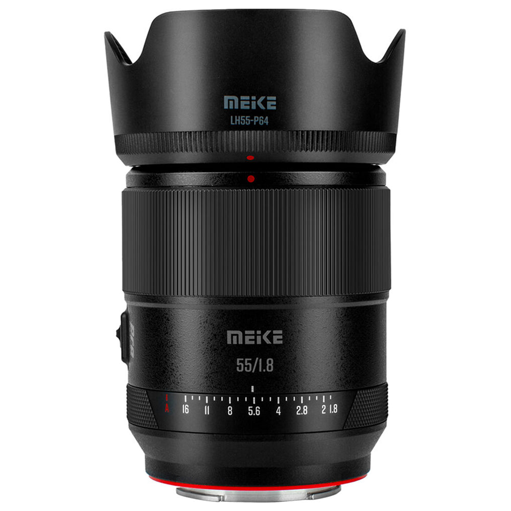 Meike 55mm F/1.8 Pro AF Portrait-Length Prime Lens Full Frame FUJIFILM X Mount, Fast Aperture, Autofocus / Manual Focus Mode, STM Stepping Motor and USB Port for Firmware Upgrades for Photography