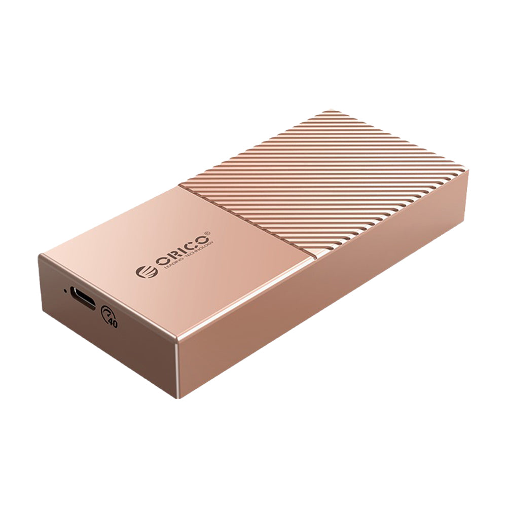 [CLEARANCE] ORICO M.2 NVME SSD Solid State Drive Enclosure with USB 4.0 Type-C Interface, 40Gbps Transfer Rate, 4TB Max Capacity and UASP TRIM and SMART Functions for Smartphone PC Desktop Laptop | M208C3-U4