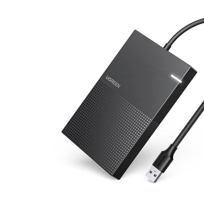 UGREEN 2.5 inch SATA III to USB 3.0 SSD HDD Hard Disk Drive Enclosure with 5Gbps Transmission Rate and Up to 6TB Storage Capacity for PC, Laptop, Desktop Computer, PS5, PS4, Xbox One/360 - Supports Windows, Mac OS, Linux, and Chrome OS | 30719