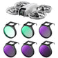 K&F Concept Nano-X Series UV Ultraviolet Filters / CPL Circular Polarizer / ND8 16 32 64 Neutral Density Lens Filter with 28 Multi-Layer Coated Imported AGC Optical Glass and 3 & 4 Light Reduction Stop for DJI NEO Drone Photo / Video