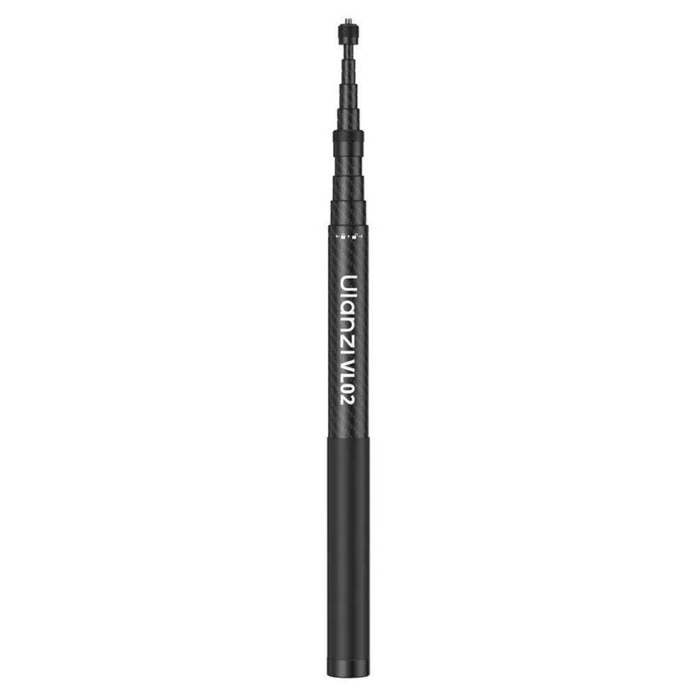 Ulanzi VL02 Carbon Fiber Selfie Stick Monopod with Up to 2.7 Meters Max Height, 1/4" Thread Hole Mount & Screw for GoPro, Insta360, DJI Osmo Action Camera | T096