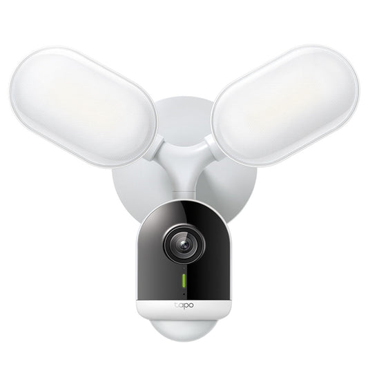 TP-Link Tapo C720 Smart Floodlight Camera 2K QHD Live View with Smart AI Detection, Dimmable 2800 Lumens, 512GB Storage Slot, 2-Way Audio, IP65 Waterproof for Home Security