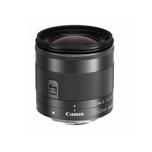 Canon EF-M 11-22mm f/4-5.6 IS STM Zoom Lens with APS-C Sensor Format and Wide Angle Focal Length for EF-M Mount Compact Digital Camera Body