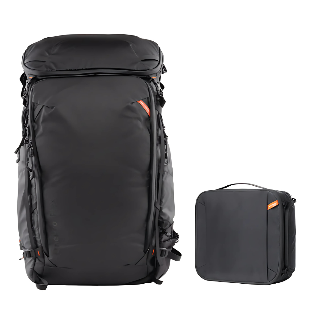 PGYTECH OnePro Flex Backpack - Modular Camera & Drone Gear Bag with Insert Organizer, Quick-Access Pockets, Laptop Compartment, Tripod Holder, Anti-Lost Apple AirTag Pocket & Weather-Resistant Design for Outdoor Photography & Travel