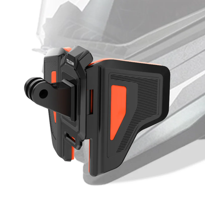 TELESIN Motorcycle Helmet Chin Strap Mount for GOPRO DJI Insta360 Action Cameras