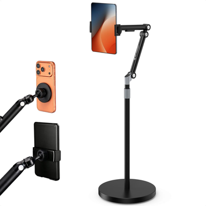 K&F Concept Universal Floor Tablet & Phone Stand with 25-160cm Adjustable Height 