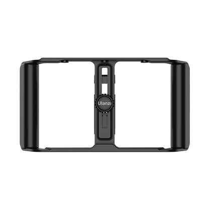 Ulanzi MA05 Universal Smartphone Cage and Bluetooth Remote w/ 5.8cm - 8.9cm Adjustable Phone Holder, Cold Shoe Mounts, ARRI Mounting Holes & Tripod Connectors, 10m Wireless Control Range for Vlog Video Mobile Livestreaming | M007GBB1