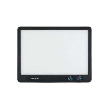 Aputure Amaran Verge Edge-Lit Bi-Color 25W LED Panel Light 2700K-6500K CCT with USB-C PD Power, 1/4" Cold Shoe Mount, High CRI 96 TLCI 97 for Photography, Video Lighting, Streaming, Video Calls & Content Creation
