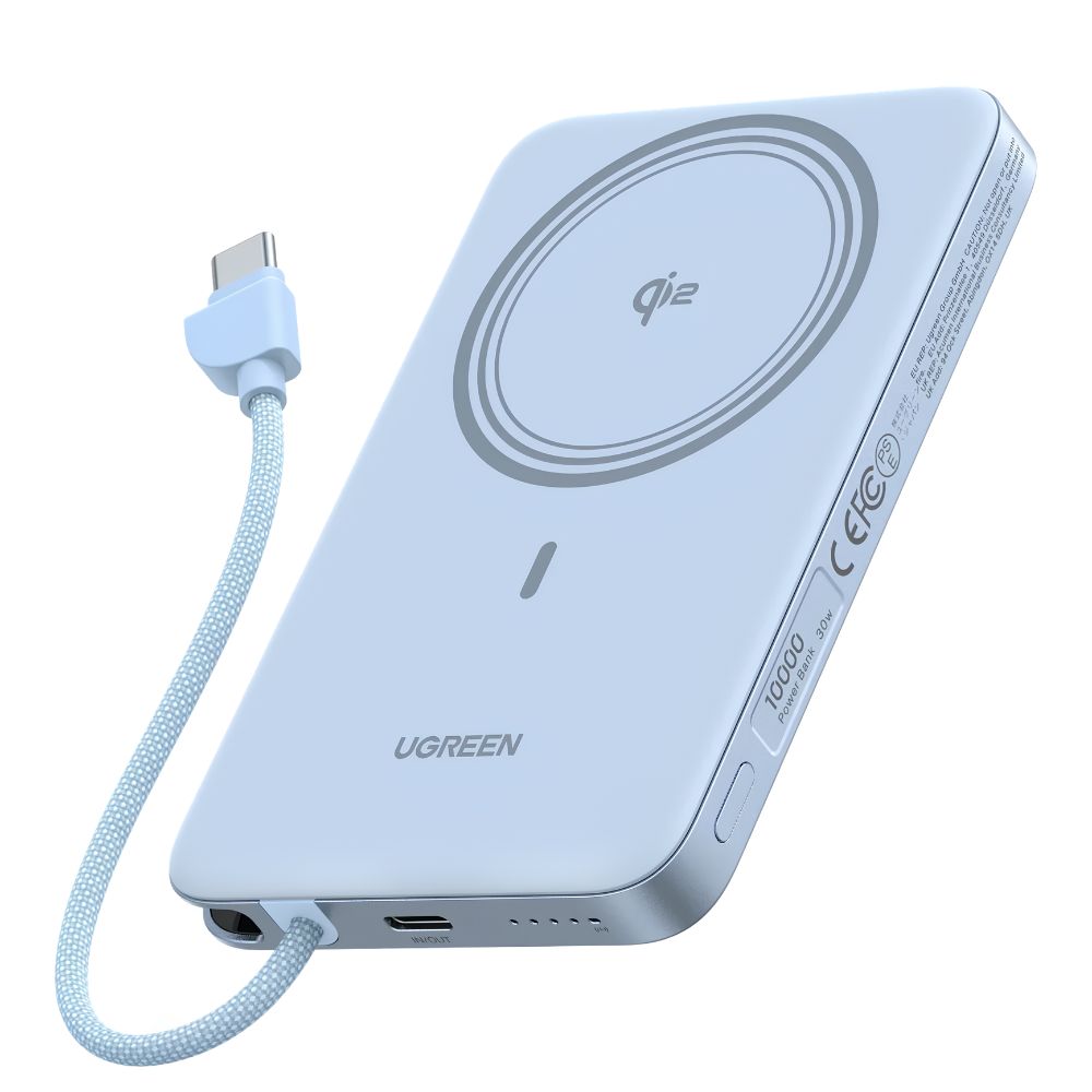 UGREEN MagFlow Air 10000mAh Magnetic Wireless Power Bank