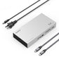 ORICO 11-in-1 Thunderbolt 3 40Gbps Type-C Docking Station with Dual-Bay M.2 NVMe SATA SSD Enclosure, DP 8K@30Hz Video Converter, RJ45 1000Mbps, USB-C/A Hub 10Gbps, PD 60W, 3.5mm Audio/Mic - Supports Windows & macOS PCs, Computers, Laptops