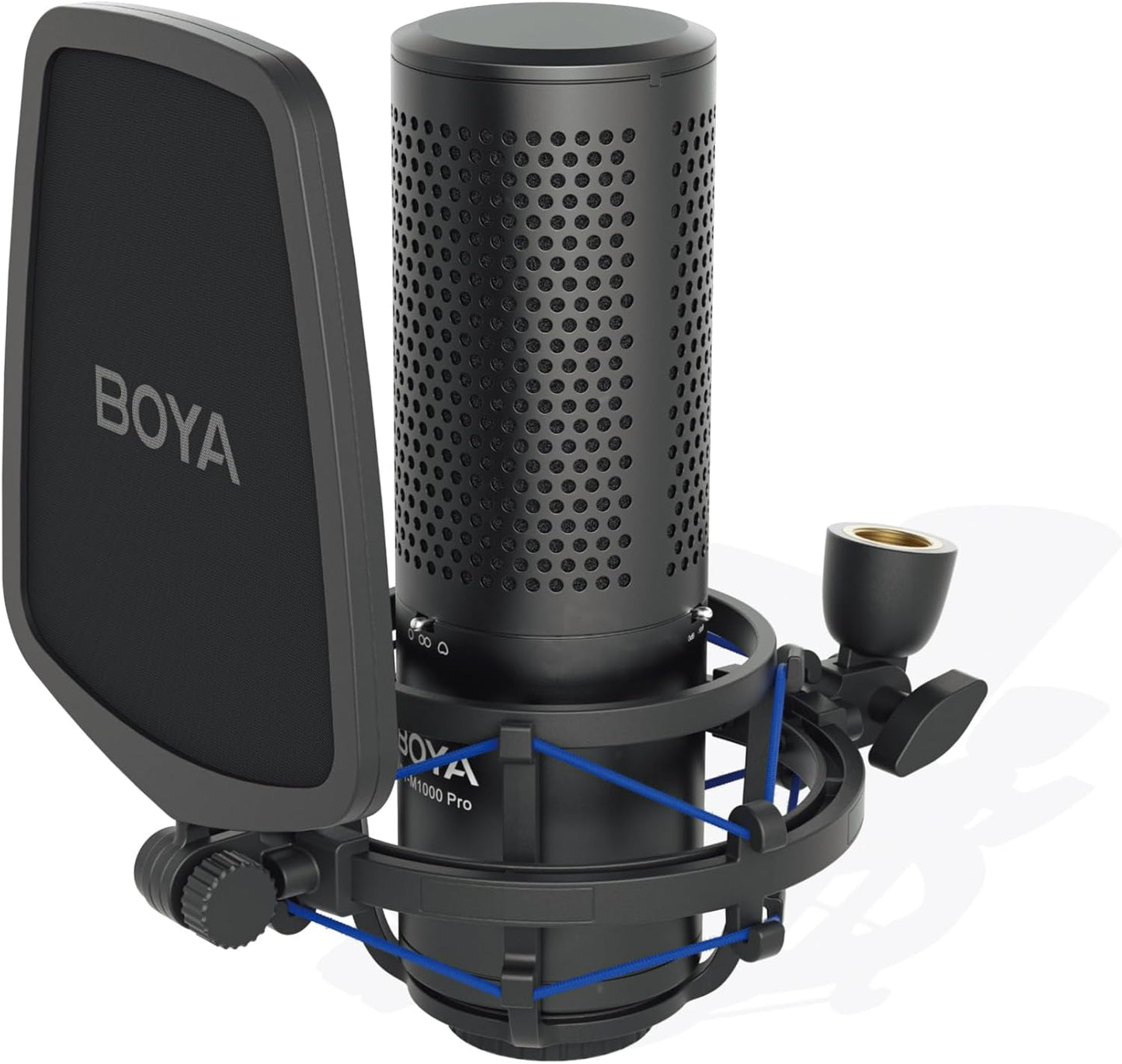 Boya BY-M1000 PRO BY M1000 PRO Large Diaphragm Condenser Studio Microphone for Podcast Vlog Livestream Streaming Musician Recording Video