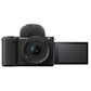 Sony ZV-E10 II Body with 16–50mm f/3.5–5.6 OSS II Lens E-mount Vlogging Mirrorless Camera Kit 26MP APS-C Exmor R CMOS Sensor BIONZ XR Image Processor 4K 60fps Video Recording Articulating LCD Touch Screen 3-Capsule Microphone | ZVE10 II