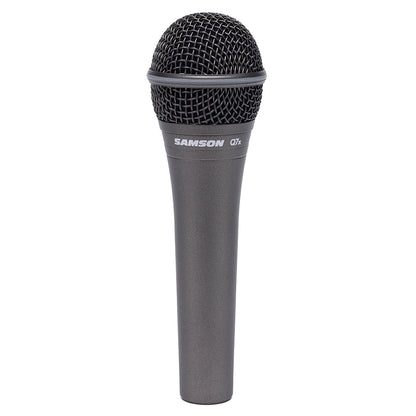 Samson Q7X Professiol Supercardioid Dymic with Mic Clip for Vocal and Instrument Recording, Studio, Live Performance, Karaoke, with 50Hz to 16kHz Frequency Response, Neodymium Mic Element, Die-Cast Body & Gold-Plated XLR Connectors