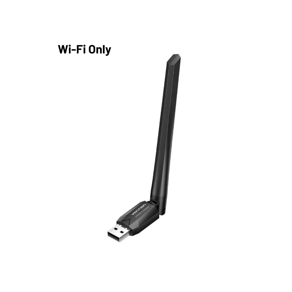 Vention AC650 High Speed 2.4Ghz Dual Band USB Network/Bluetooth Adapter Dongle with 650Mbps 5GHz Bandwidth, 6dBi High Gain Anten