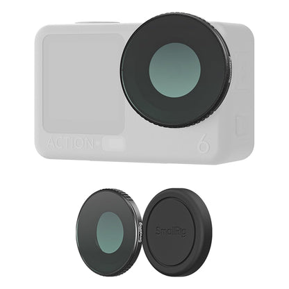 SmallRig DJI Osmo Action 6 Lens Filter Kit ND8 / ND16 / ND32 / CPL / Black Mist 1/4 / UV Ultraviolet
