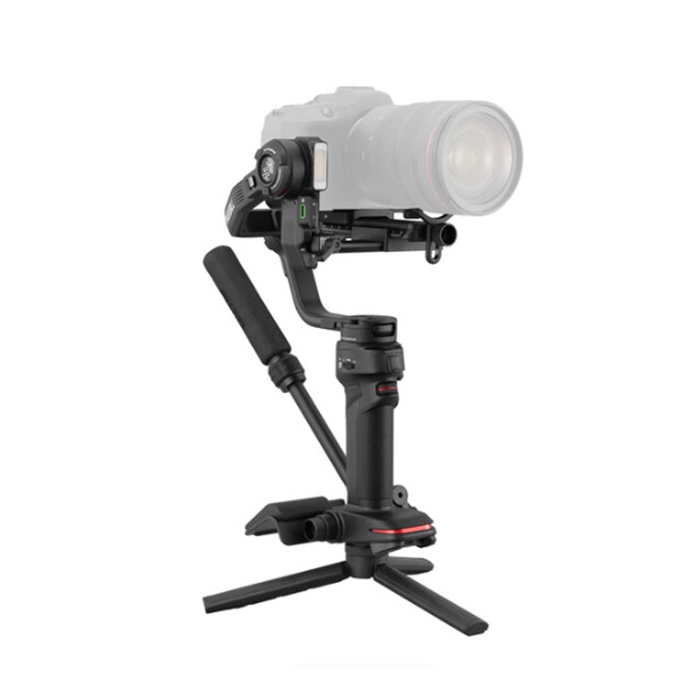 Zhiyun Weebill 3 Camera 3-Axis Handheld Gimbal Stabilizer with Built-in Bi-Color LED Fill Light & Noise Cancelling Hi-Fi Microphone, 21 Hours Battery Life, Dual Quick Release Plate System, PD Fast Charging, Multifunction Control Wheel