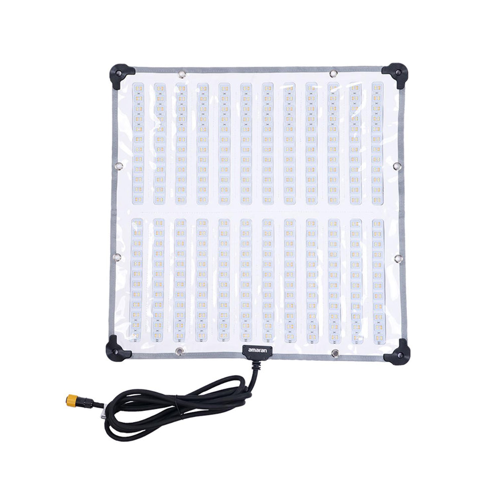 Aputure Amaran F22c RGB 60x60cm Square Flexible LED Light Mat with Softbox Frame and Control Box with V-Mount Battery Plate for Photography Video Vlogging Live Streaming and Film Production Studio Lighting Equipment