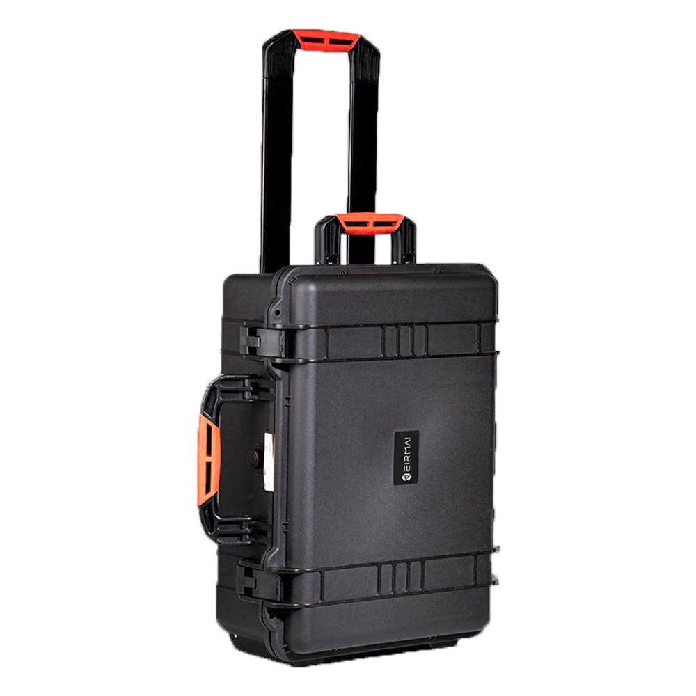 Eirmai R602 Safety Trolley Case for DJI Mavic 3 / Mavic 3 Pro Drones & Accessories - Waterproof Shockproof Portable Carrying Storage Box with Heavy-Duty Hard Plastic Shell Casing & Molded EVA Foam Compartment