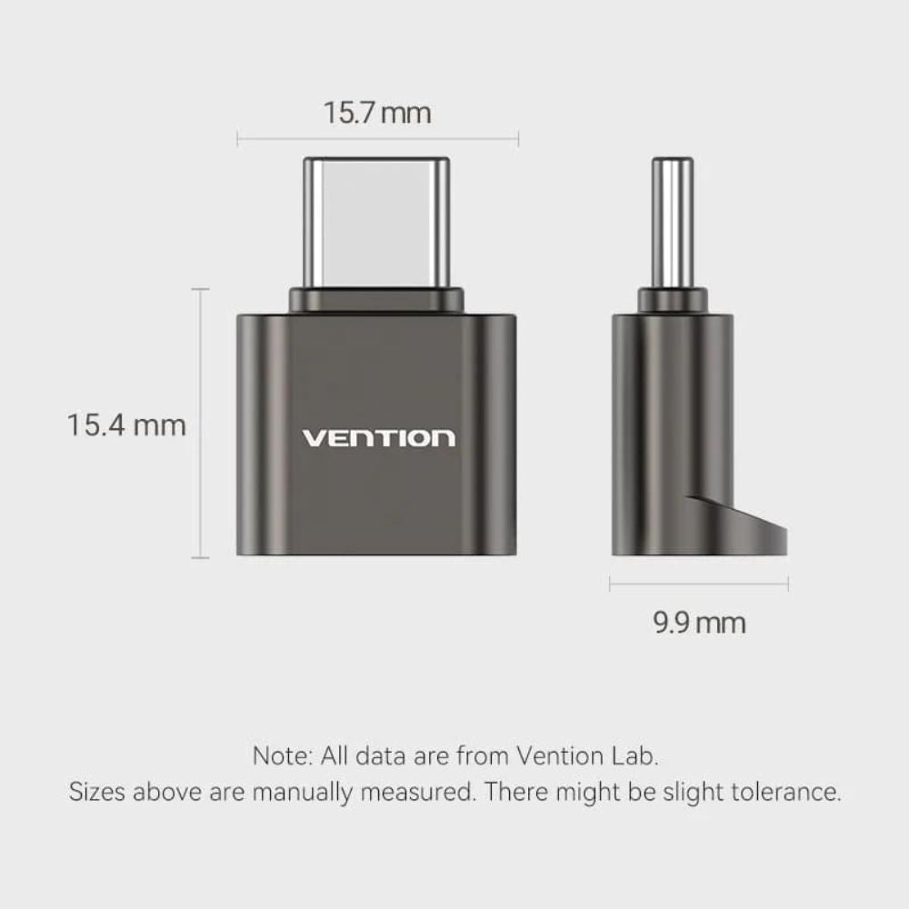 Vention 2.0 USB Type-C MicroSD Card Reader with High-Speed 480Mbps Transfer Rate for Android Phones, Tablets, Laptops