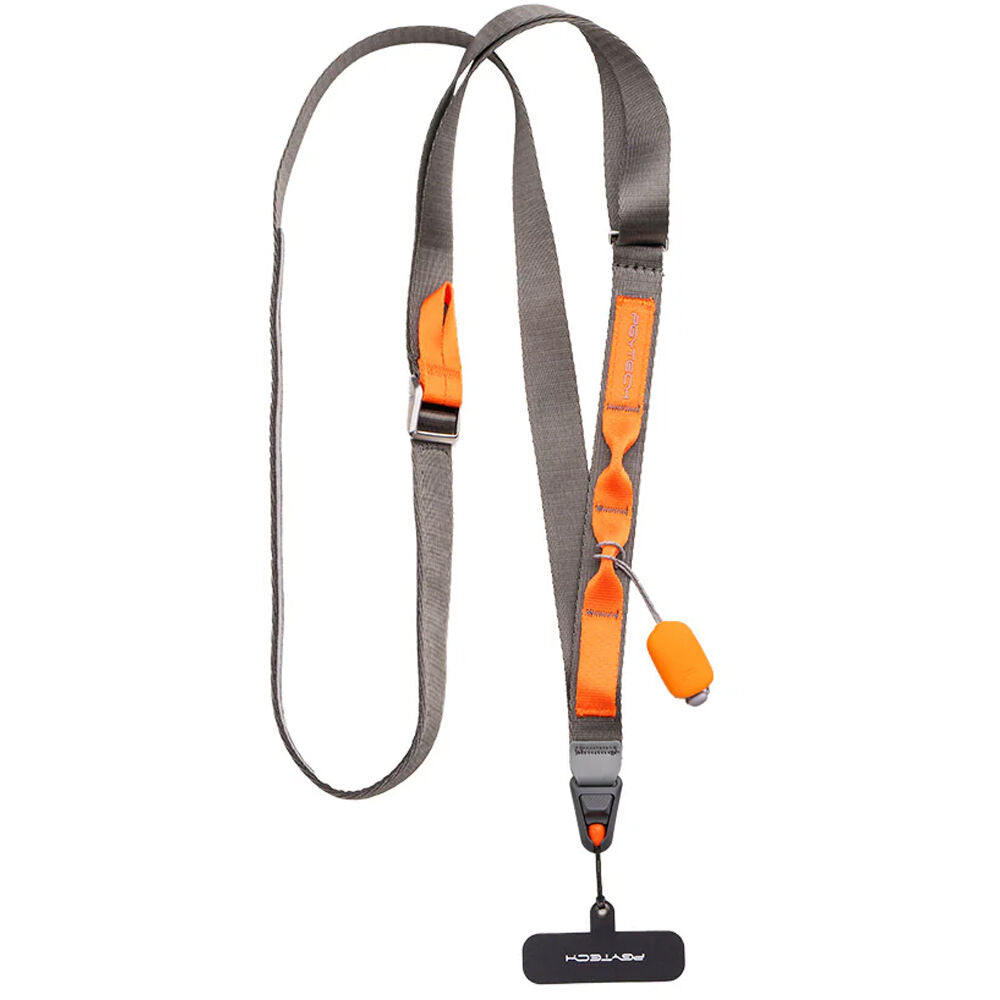 PGYTECH LinkGo Phone Photography Webbing Strap with QR Quick Release Strap for Smartphones, 10KG Load Capacity, Adjustable Length and Buckle Design (Bohemian, Misty Grey, Modern Art)