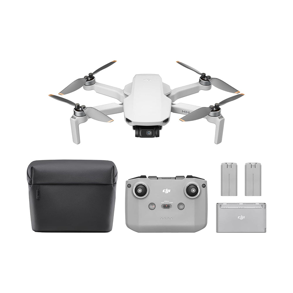 DJI Mini 4K Fly More Combo/Standard Palm-Sized Drone with RC-N1C Remote | 12MP 1/2.3" CMOS 24mm Wide Camera, 4x Digital Zoom, 4K/30fps Video, 31-Min Flight Time, 10km Video Transmission, Stable Hovering with Level 5 Wind Resistance