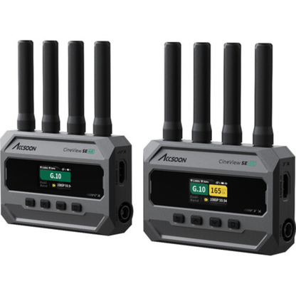 ACCSOON CineView SE 4K Dual Band TX+RX 4K30 Wireless Video Transmitter and Receiver System Kit