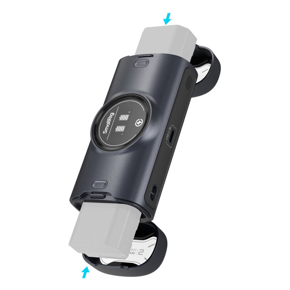 SmallRig LP-E6P | NP-FZ100 | EN-EL15c Camera Battery Kit / Portable Dual-Bay Charger Case Only