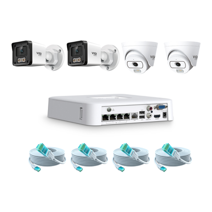 TP-Link VIGI KIT-3 2MP-44 4-Channel IP CCTV Surveillance Camera Kit