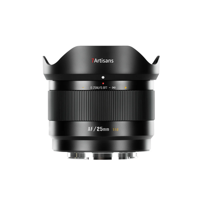7Artisans AF 25mm F1.8 Lite APS-C Autofocus Prime Camera Lens for Sony E & Fujifilm X Mount 