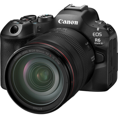 Canon EOS R6 Mark III Mirrorless Camera Body / with RF24-105mm f/4-7.1 IS STM Lens Kit