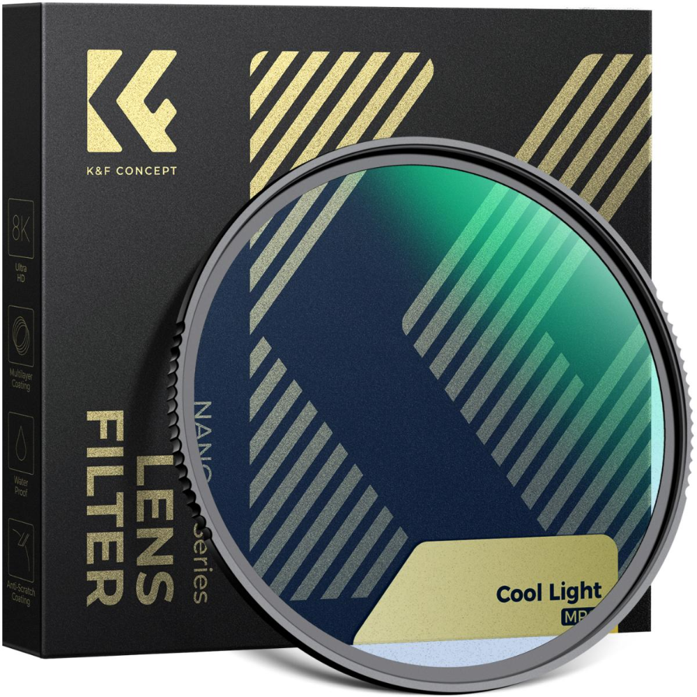 K&F Concept Nano-Xcel Series Cool Mist 1/4 Lens Filter | 49mm / 52mm / 55mm / 58mm / 62mm / 67mm / 72mm / 77mm / 82mm