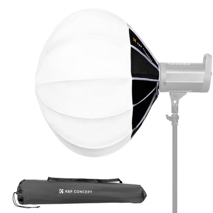 K&F Concept 65cm 85cm QR Bowens Mount Lantern Softbox with 360 Degree Omnidirectiol Soft Light for Camera Lighting Photo and Video Studio Equipment