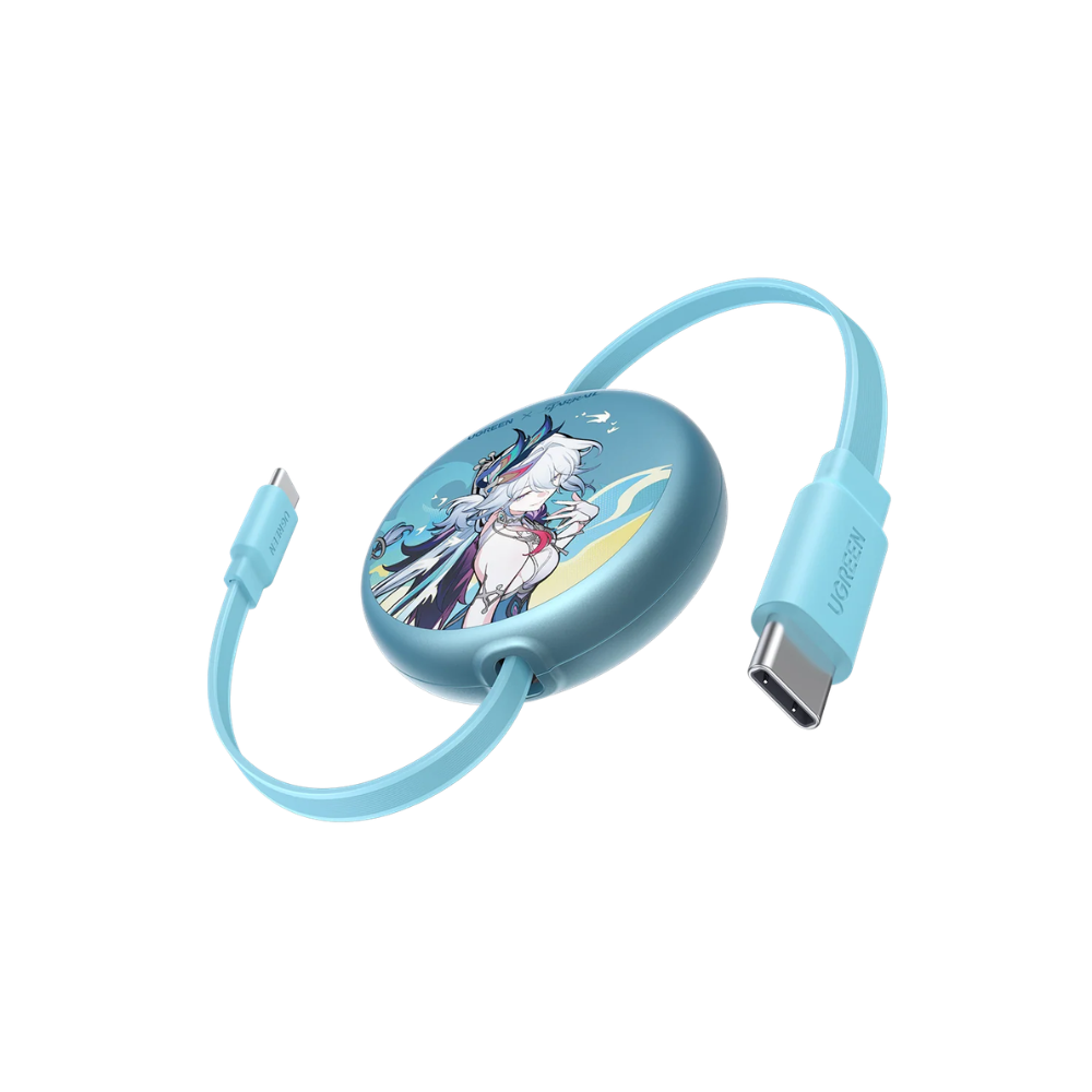 UGREEN x Honkai: Star Rail Nexode 1 Meter USB-C to USB-C Retractable Cable w/ 100W, E-Marker Chip | L531