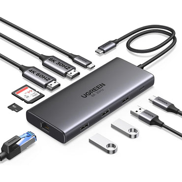 UGREEN Revodok 308 8-in-1 USB-C Hub Triple Display Docking Station