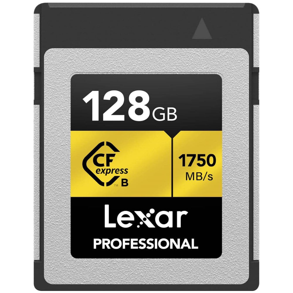 Lexar Professional 256GB 128GB CFexpress Type B Gold CF Express Memory Card Compact Flash PCI-Express 3.0 with 8K RAW HQ Photo Video, Backward Compatible with XQD Cameras, 1750MB/s Read, 1500MB/s Write Speeds