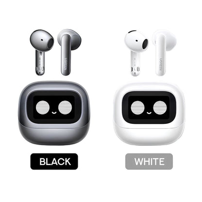 UGREEN LightBuds Magic TWS True Wireless Earbuds and Smart LCD Charging Case Adaptive ANC / ENC Bluetooth 6.0 IPX5 | Black, White