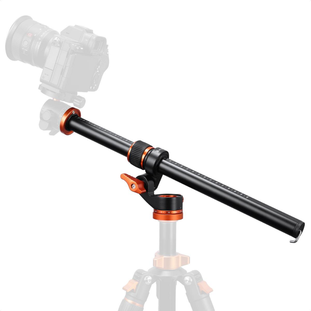 K&F Concept 30cm / 41cm / 81cm Horizontal Tripod Extension Arm w/ 360° Rotation, 180° Tilt, 5kg Load
