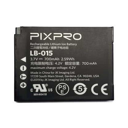 KODAK LB-015 700mAh Lithium-ion Battery for Pixpro WPZ2 Camera